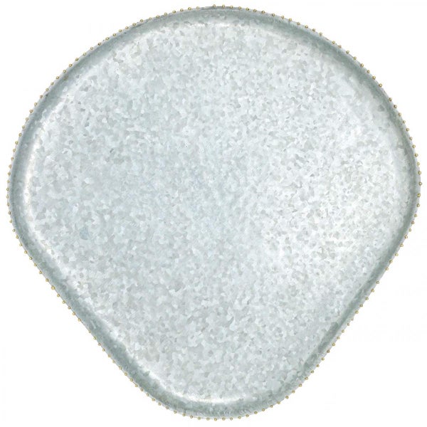 Metalltablett mit Rand