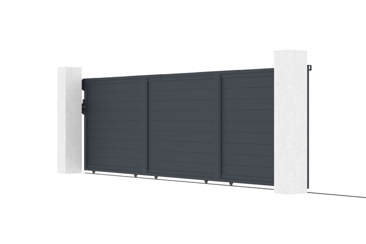 Schiebetor 6m EIGER H.160 Aluminium