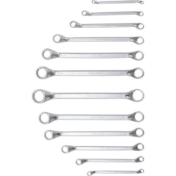 BGS Doppel-Ringschlüssel-Satz tief gekröpft SW 6 - 32 mm 12tlg. - 30200