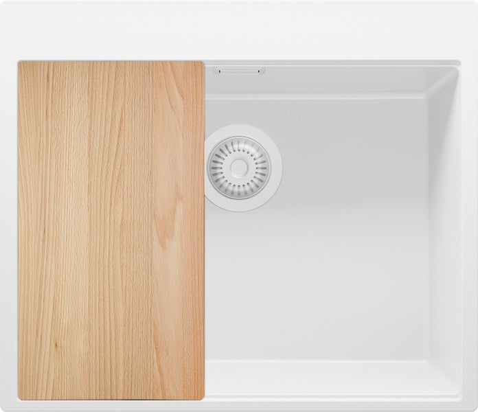 Spülbecken mit Schneidebrett