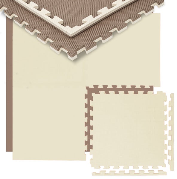 Quadratische Schaumstoffmatte als Puzzlematte für Kinder oder Sportübungen