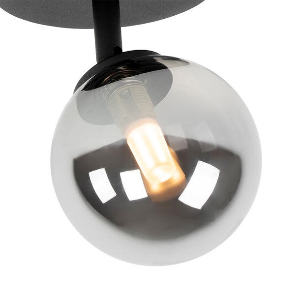 Deckenleuchte mit Kugel aus Glas