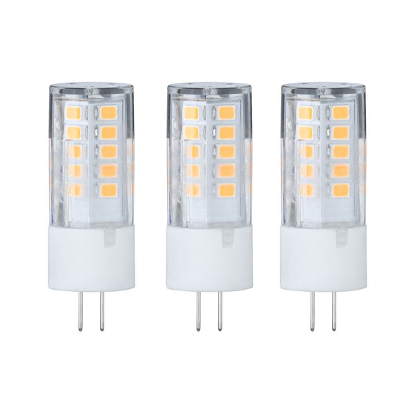 Standard 12V LED Stiftsockel G4 3er-Set 3x300lm 3x3W 2700K Klar
