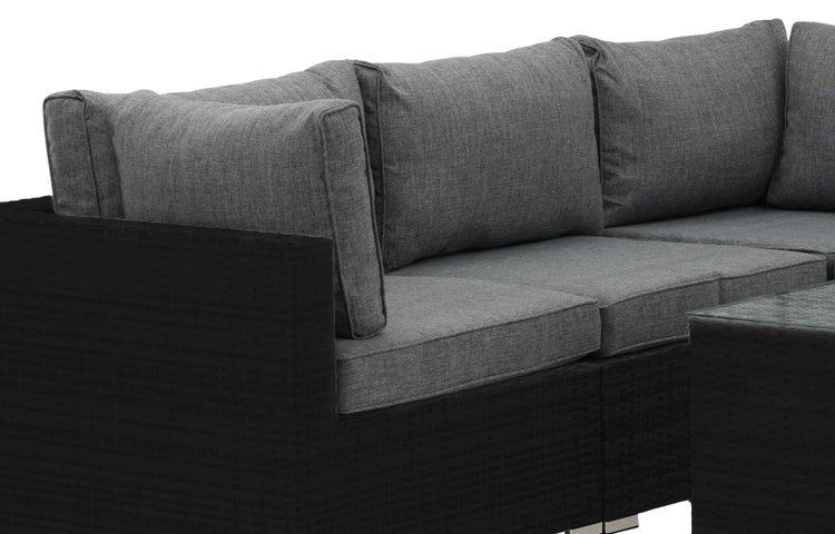 Amazon Loungeset 2 Teile grau,schwarz. 1 X 1 X 1 cm