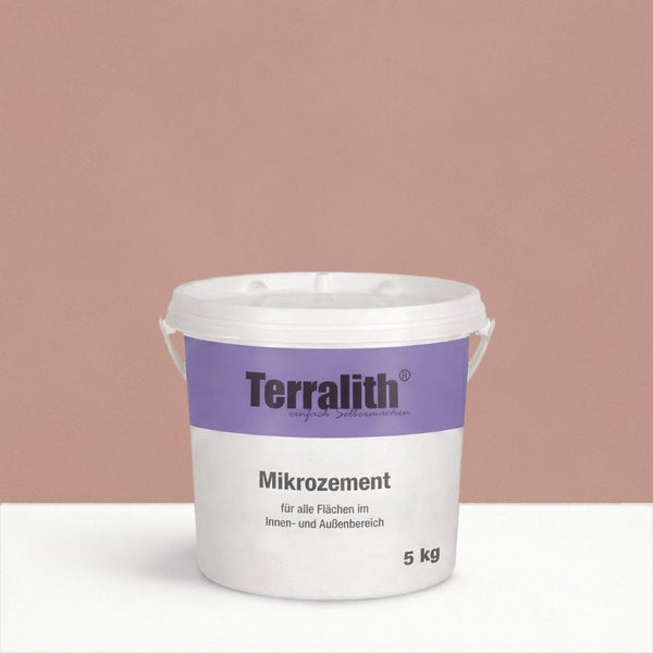 Terralith Mikro Zement Eimer, 5 kg, für den Innen- und Außenbereich