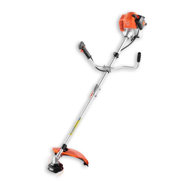 FUXTEC 2in1 Benzin Motorsense FX-MS162 - 62ccm | 3,5 PS  | 2-Takt Freischneider | 320 mm  | 9-Zahn  | Faden + Messer | 3000 U/min