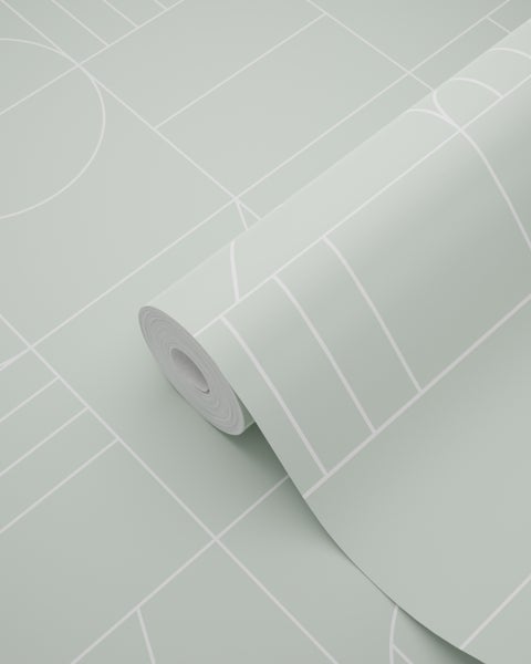 Tapetenrolle mit grafischem Muster