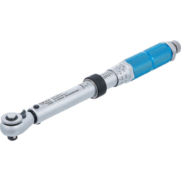 BGS Drehmomentschlüssel Abtrieb Außenvierkant 6,3 mm (1/4) 3 - 24 Nm - 72089