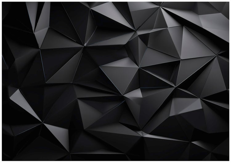 Abstrakte geometrische Form aus vielen Dreiecken