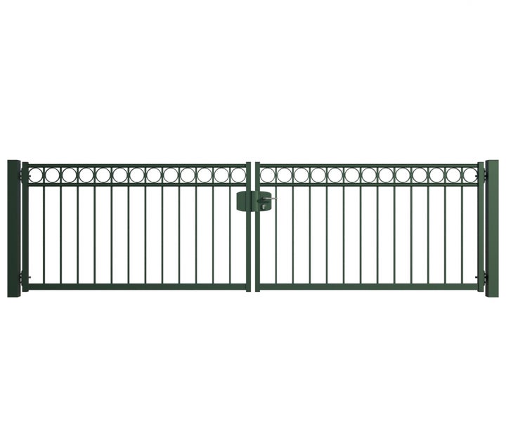 Metall Gartentor mit Schloss