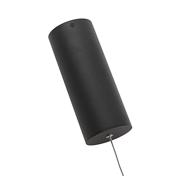 Arcchio LED Answin (Modern) in Schwarz aus Metall (1 flammig, ) Wohnzimmerleuchte