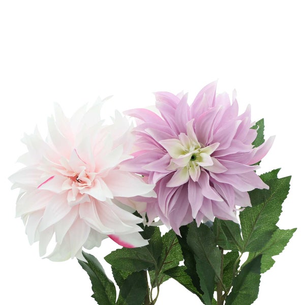 FRANK FLECHTWAREN | Blume Orchideen-Dahlie, 2er Set, 20 x 20 x 79 cm, KUNSTSTOFF
