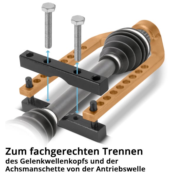 STAHLWERK Gelenkwellen-Abzieher Antriebswellen-Trenner Universal-Trennwerkzeug