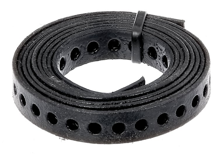 Montageband aus Metall in einer Rolle mit regelmäßigen Löchern zur Befestigung