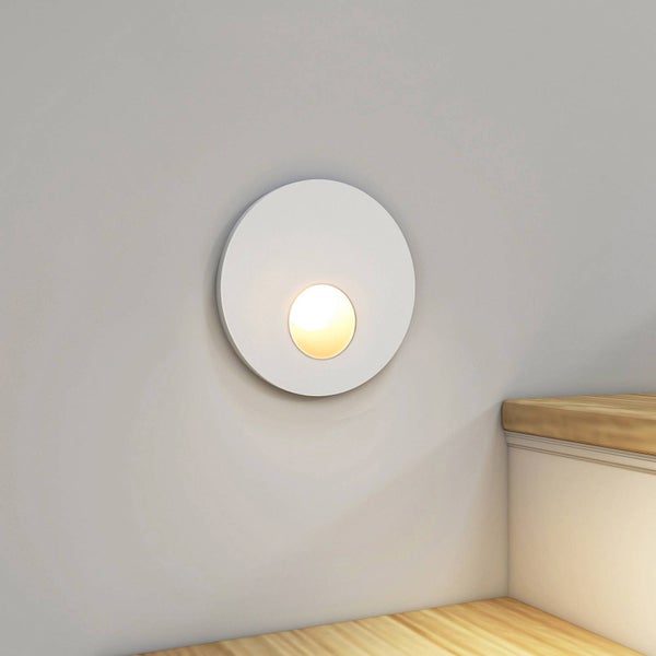 Arcchio LED Wandeinbaustrahler Vexi (Modern) in Weiß aus Aluminium (1 flammig, ) Wohnzimmerleuchte
