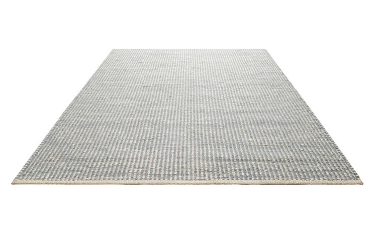 Kelim Teppich Mintgrün Beige aus Jute & Wolle Toulouse Green Looop 80x150 cm