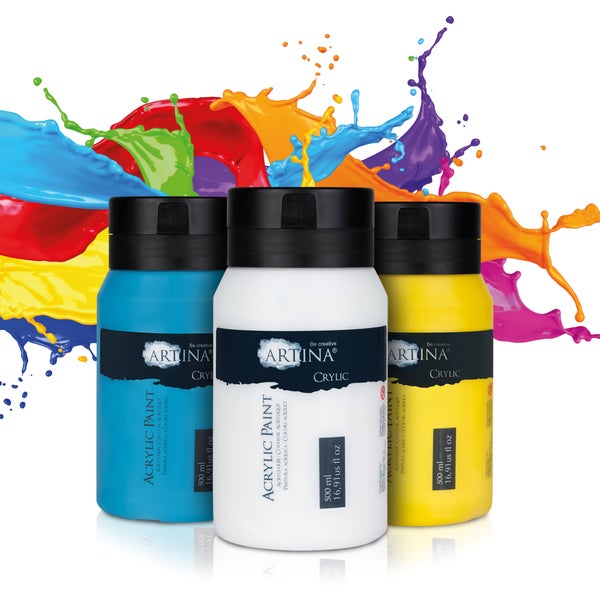 Artina Crylic Acrylfarbe 500ml (24tlg)