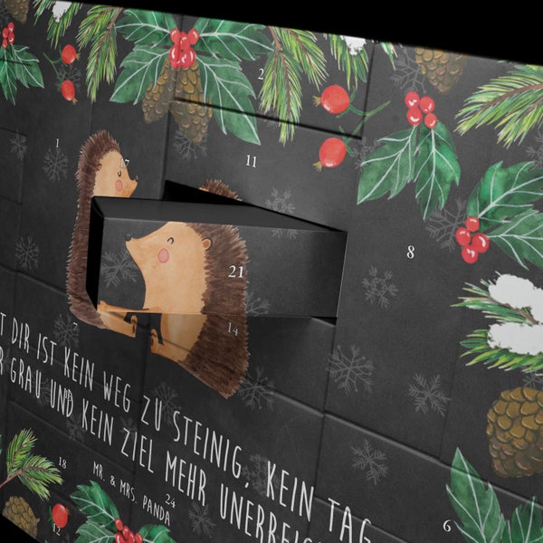 Mr. & Mrs. Panda Befüllbarer Adventskalender Igel Liebe - Schwarz