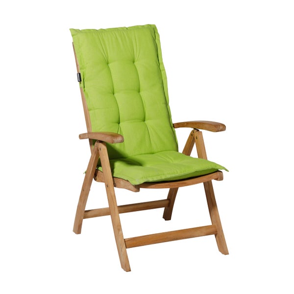 Gartenstuhlauflage Panama Limette - Ca. 105x50 cm - 4er-Set