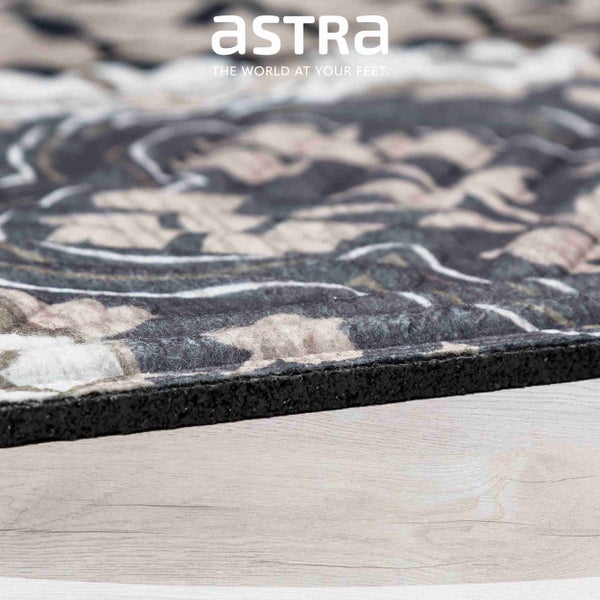 Astra Teppich mit abstraktem Muster und Gummirückseite
