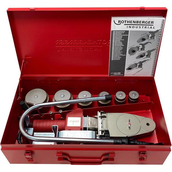 ROTHENBERGER Industrial Muffenschweißgerät 800 W inkl. Kunststoff-Rohrschere Ø 42 mm im Koffer - 36062