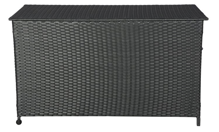 Lamar Gartenzubehör Kissenbox, mit Rädern, schwarz. 170 X 75 X 95 cm