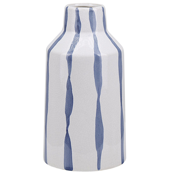 Blumenvase ASSUS Steinzeug 22 cm Weiß