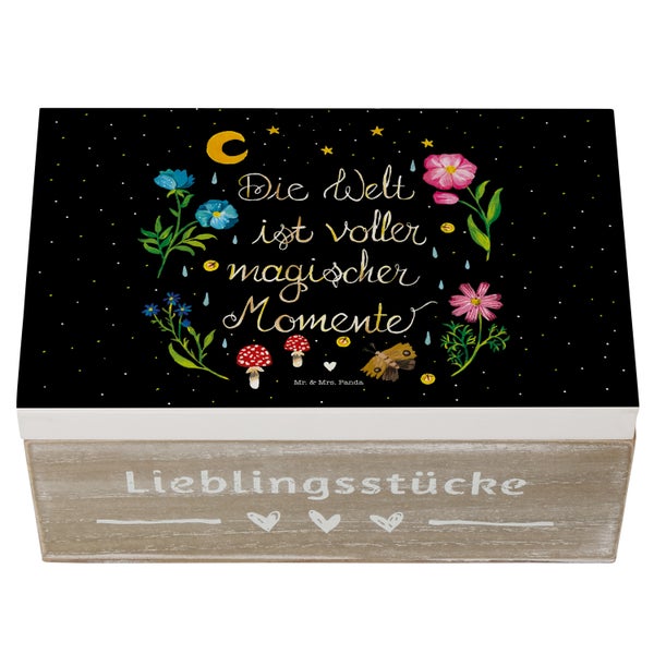 Mr. & Mrs. Panda 19 x 12 cm Holzkiste Magische Welt
