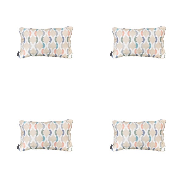 Dekokissen Trivia natur - ca. 30x50 cm - 4er-Set