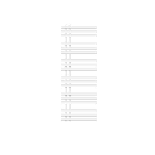 LuxeBath Design Badheizkörper Iron EM 500 x 1400 mm, Weiß, Designheizkörper Paneelheizkörper Flachheizkörper Heizkörper Handtuchwärmer Handtuchtrockner Bad/Wohnraum Heizung, inkl. Montage-Set