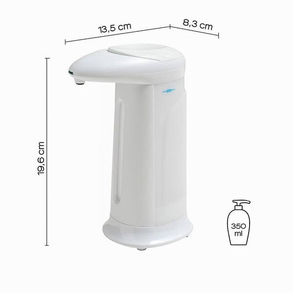 Desinfektions- oder Seifenspender 350ml aus ABS in Weiß | Oyster