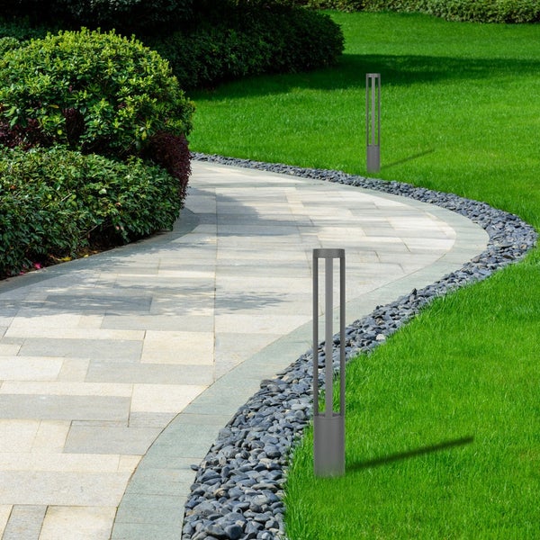 V-TAC VT-820-G - Graue LED-Wandleuchten - Pollerleuchten - 80CM - IP65 - 10W - 450 Lumen - 4000K
