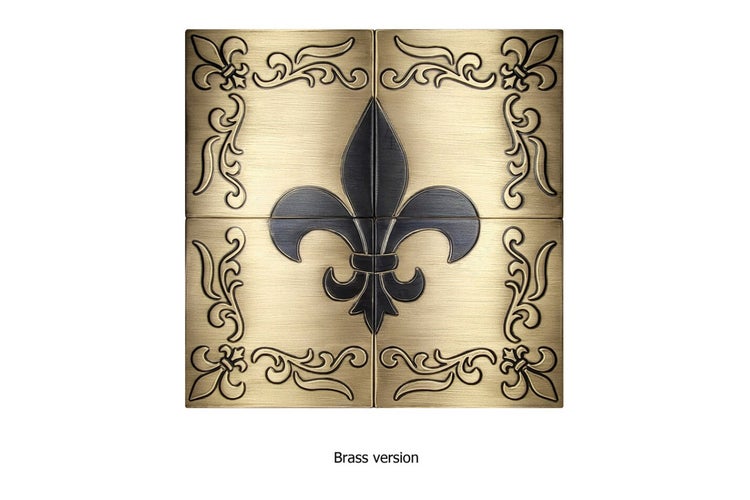 Fliesen mit Fleur-de-Lis-Muster