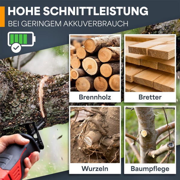BAURIX® [LONG LIFE] Säbelsägeblätter Holz, 5 Stück, 240 mm, 5 TPI, Sägeblatt Säbelsäge für schnelle und saubere Schnitte, Säbelsägeblatt für Grobholz, Nassholz, Brennholz, lebendes Holz