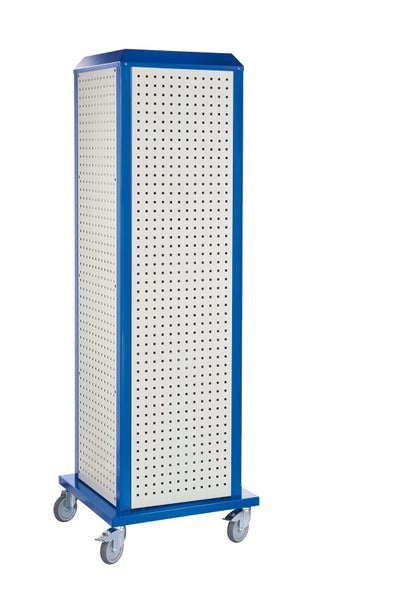 Drehbare Lochwand auf Rollen für Werkzeuge und Zubehör
