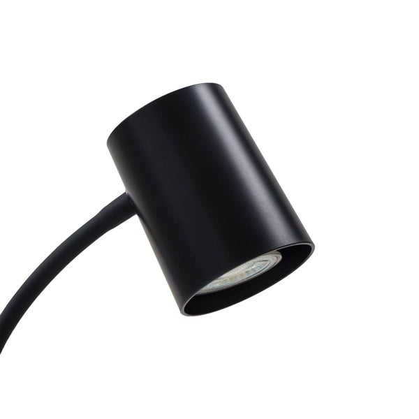 Schwarze LED-Leuchte