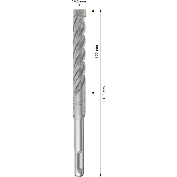 Bosch PRO SDS plus-5X Hammerbohrer 14 x 100 x 160 mm - 2608833908