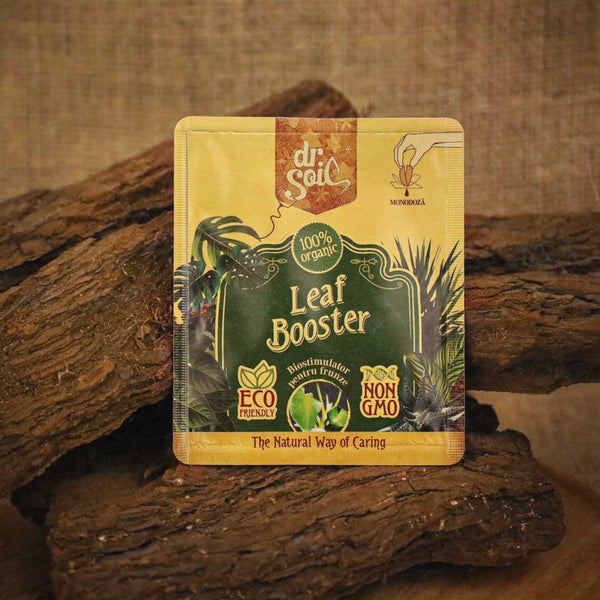Dr.Soil LEAF BOOSTER, Natürlicher Regenerator für grüne Blätter, Einzeldosis von 10ml für 1L Spritzlösung