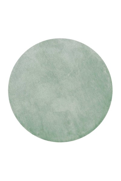 Badteppich Mintgrün Joris WECONhome Basics 90 cm rund