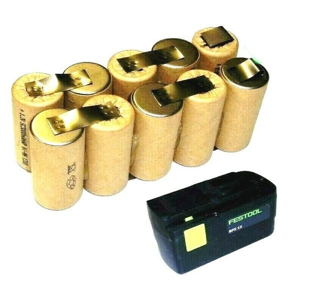 Festool BPS 12 Akku Zellverbund und Batteriefach
