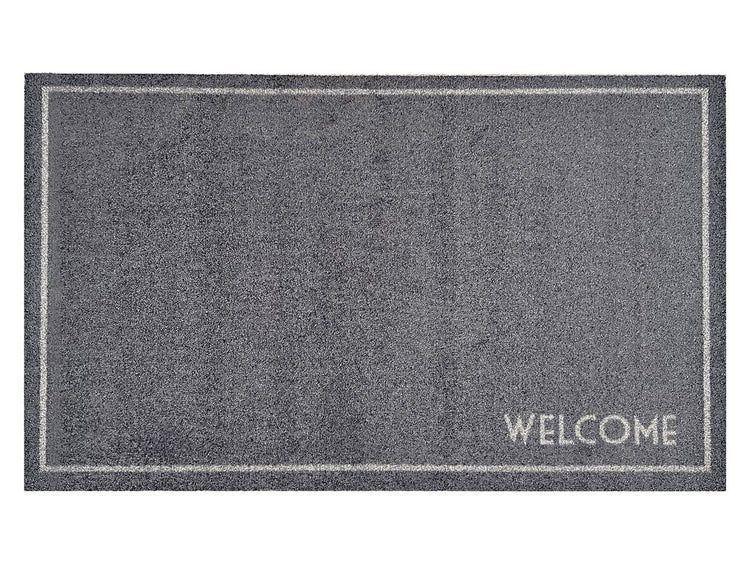 Fußmatte Welcome grau - 66x120 cm
