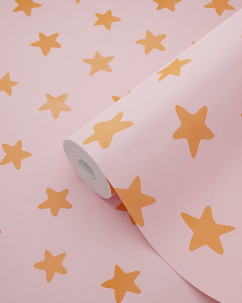Tapetenrolle mit Sternmuster