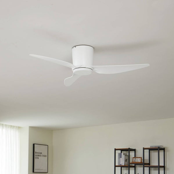 Lindby Aulo mit Leselampe (Modern) in Weiß aus Metall, Wohnzimmerleuchte