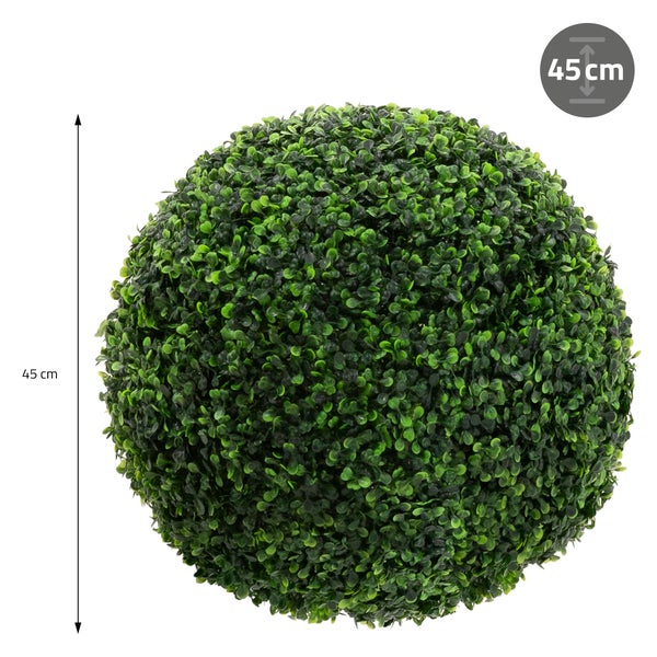 Künstliche Buchsbaumkugel, Durchmesser 45 cm