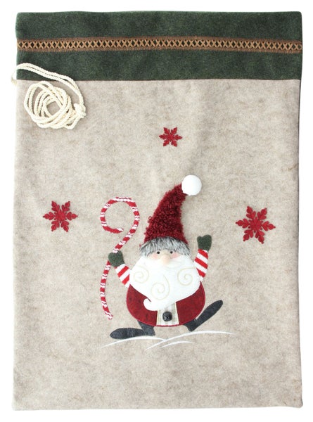 FRANK FLECHTWAREN | Geschenksack Wichtel, groß, 51 x 68 cm, POLYESTER
