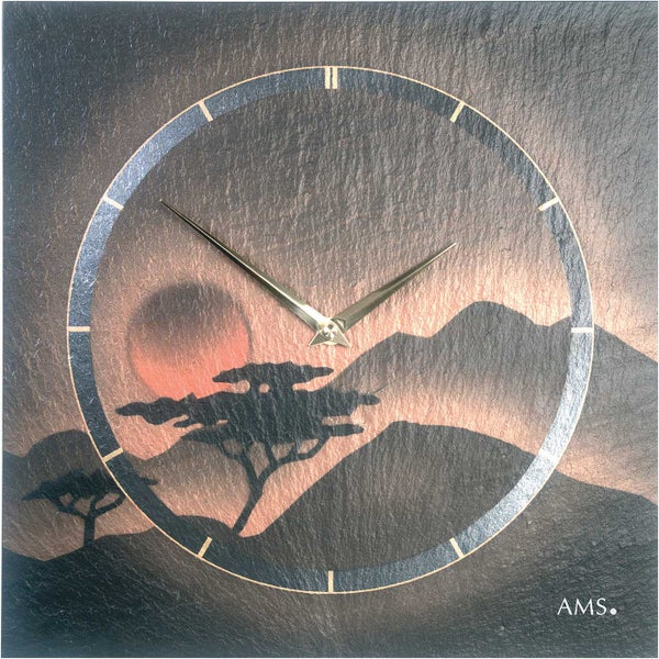 AMS 9515 Wanduhr klassisch 30 cm x 30 cm x 4 cm