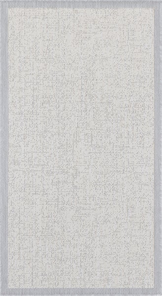 In-/Outdoor-Teppich Elfenbein/Grau 80x150 cm JODY