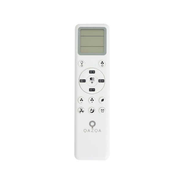 Fernbedienung für QAZQA Deckenventilator mit Display und Funktionstasten