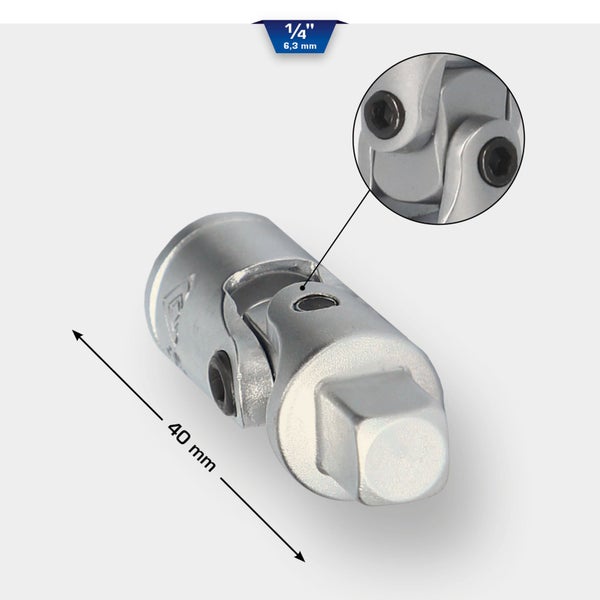 BRILLIANT TOOLS 1/4 Universalgelenk - BT020906