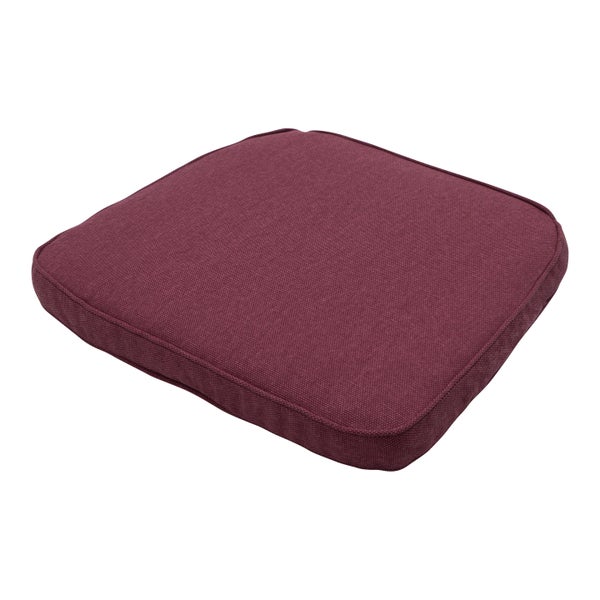 Sitzkissen Polyrattan Bordeaux Canvas Eco+ - ca. 48x48 cm - 4er-Set